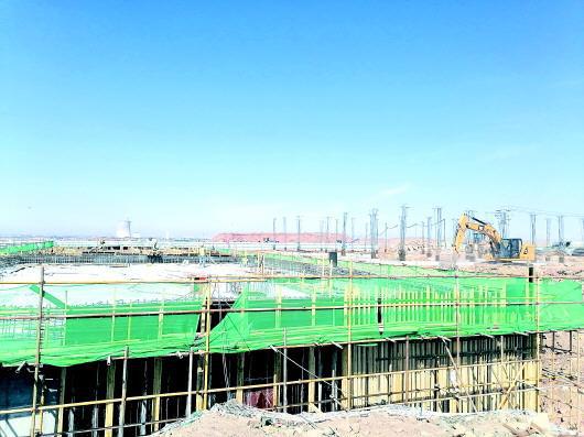 图片新闻 白银市银东工业园污水处理厂一期工程正在加紧建设