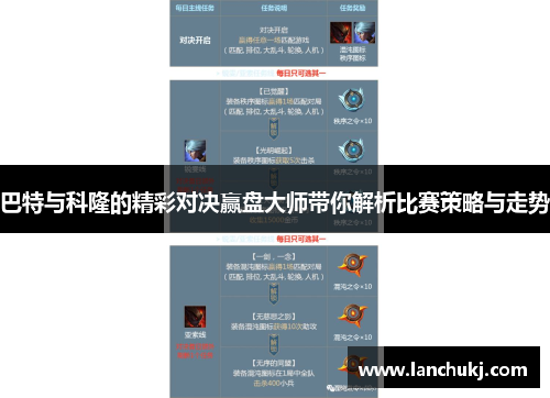 巴特与科隆的精彩对决赢盘大师带你解析比赛策略与走势